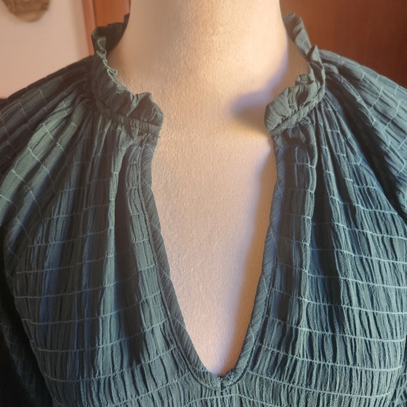 Mare Mare by Anthropology‎ Hunter Green Dress Women's Size XS - Picture 3 of 14